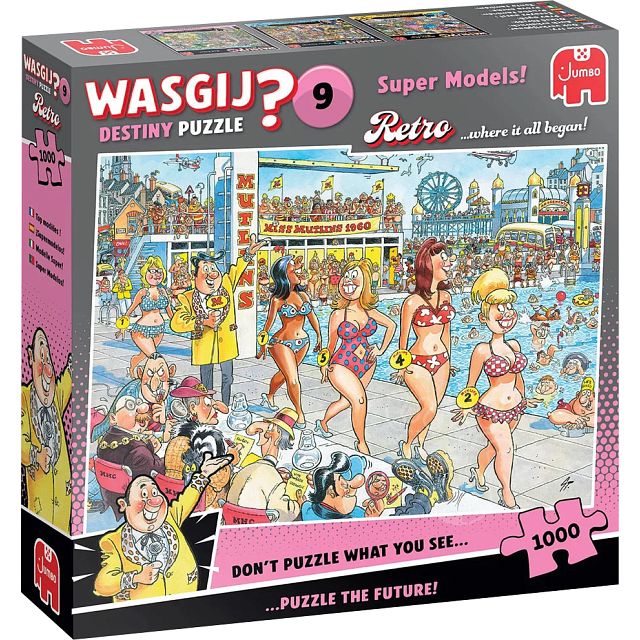 Wasgij Destiny Retro #9: Super Models!