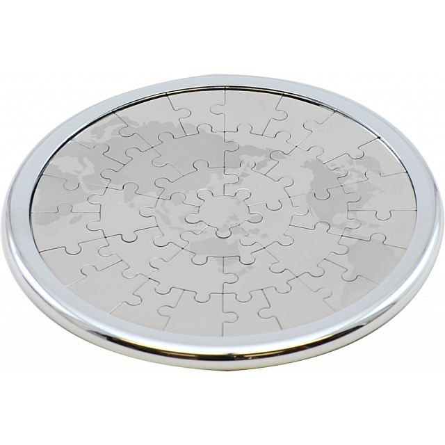 Coaster Puzzle - World Map - Magnetic