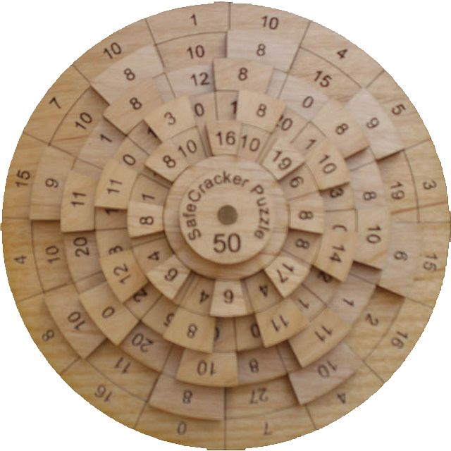 Creative Crafthouse Wooden Puzzle Safecracker 50 