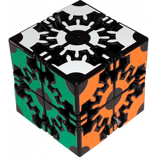 David's Gear Cube - Black body | Meffert's Rotational Puzzles