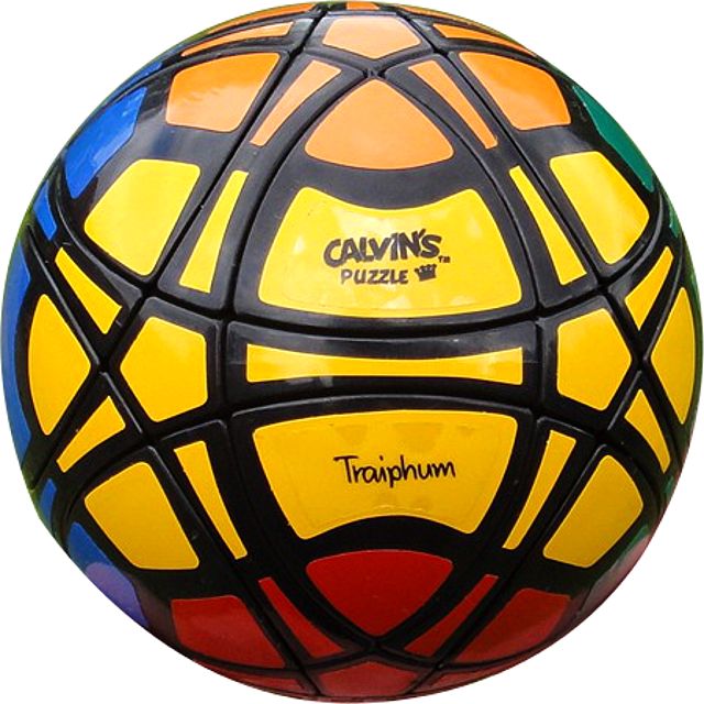 Traiphum Megaminx Ball - (6-color) Black Body | Other Rotational