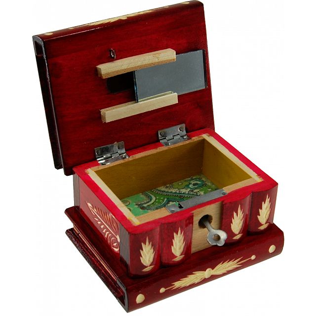 Romanian Puzzle Box - Medium Red | Istvan Bondi | Puzzle Master Inc