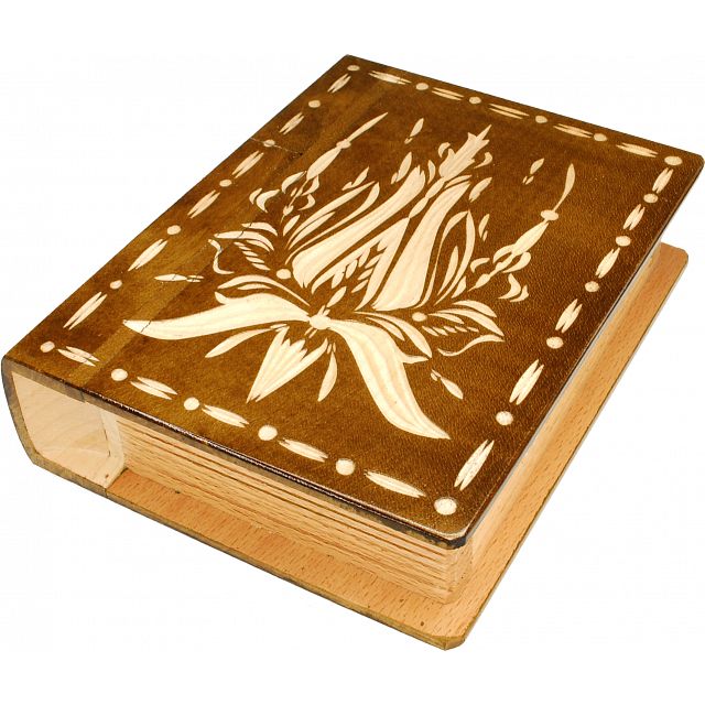 Romanian Secret Book Box - Brown