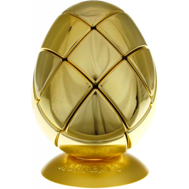 Metalised Egg 3x3x3 - Gold
