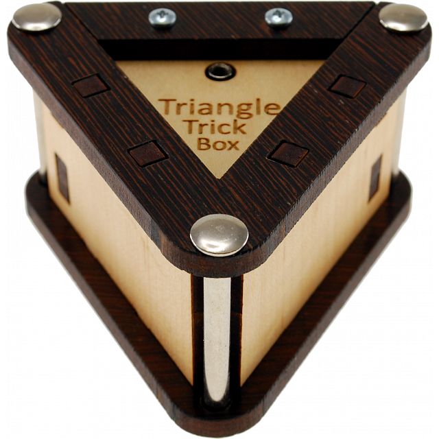 Triangle Trick Box Puzzle Boxes / Trick Boxes Puzzle Master Inc