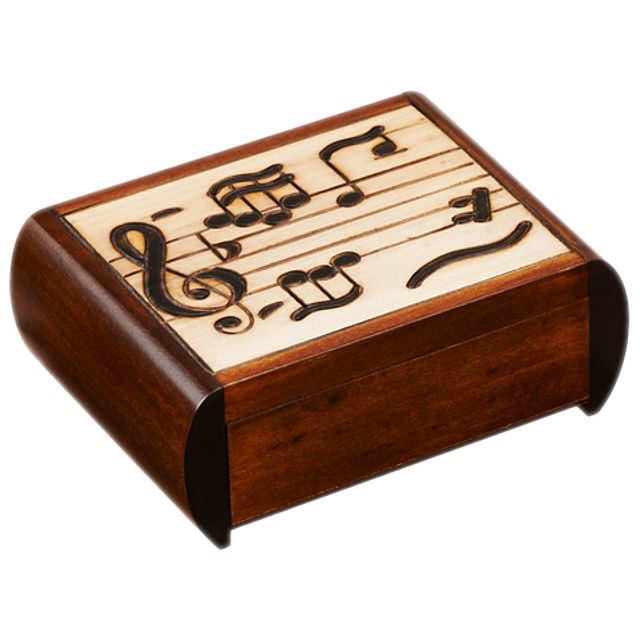 Music Notes Trick Box Puzzle Boxes Trick Boxes Puzzle Master Inc