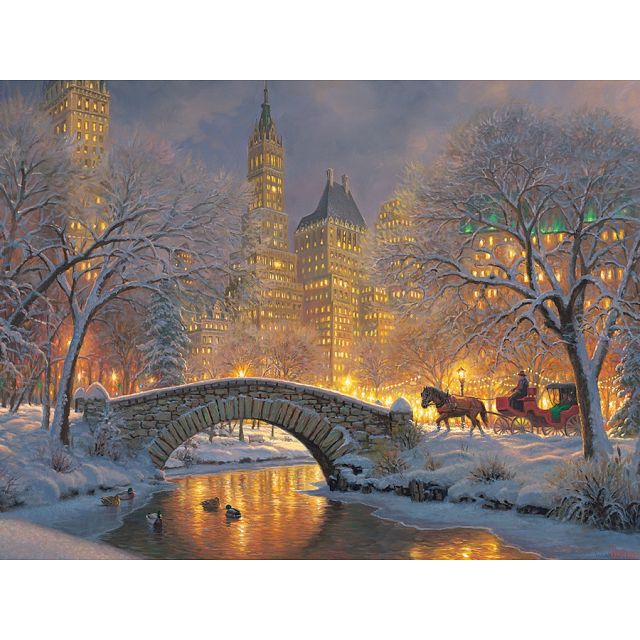 Winter In The Park - Large Piece