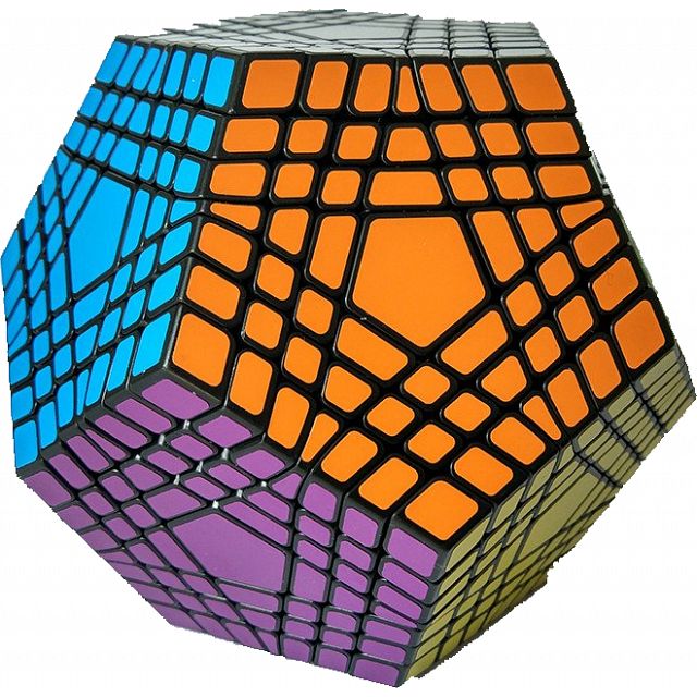 Shengshou Teraminx - Black Body | Other Rotational Puzzles