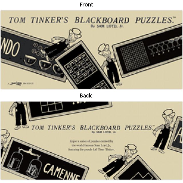 Tom Tinker's Blackboard Puzzles - Book