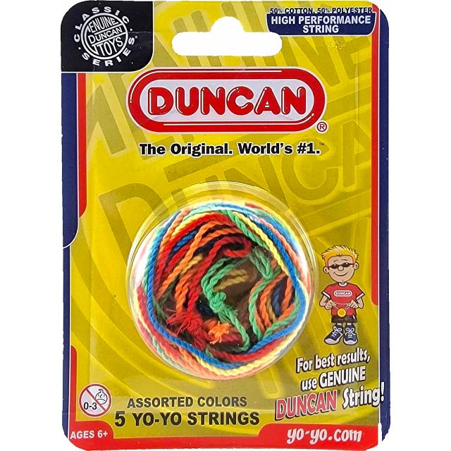 YoYo String (5 pack) Colored Yo Yo's & Tops Puzzle Master Inc