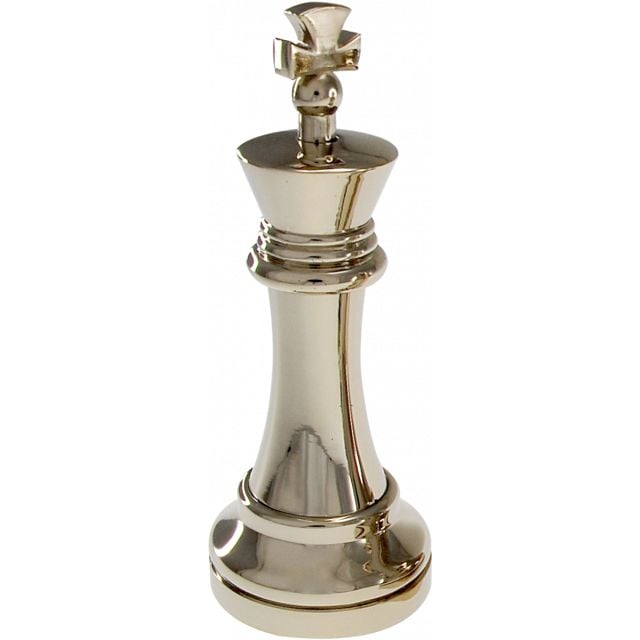 Hanayama cast puzzle chess Chess KING Silver GIFT ITEM metal 3d puzzle 