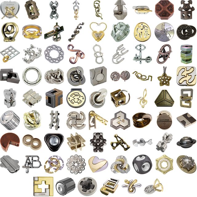Group Special - a set of 79 Hanayama puzzles | Hanayama Metal