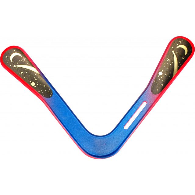 Night Blazer - polymer boomerang - Right Handed