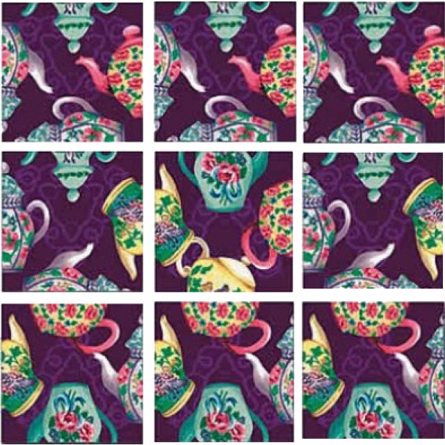 Scramble Squares Teapots Tile Puzzles Puzzle Master Inc