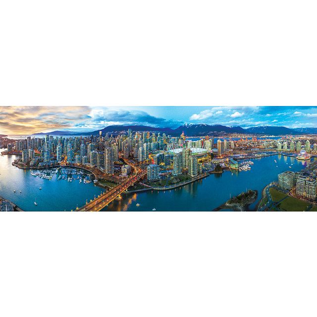 Vancouver, British Columbia Panoramic Puzzle Jigsaws Puzzle Master Inc