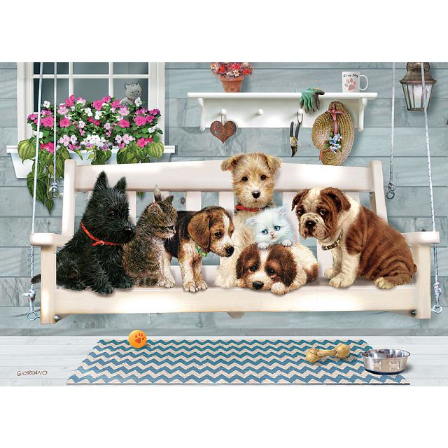 Porch Pals - Family Pieces Puzzle
