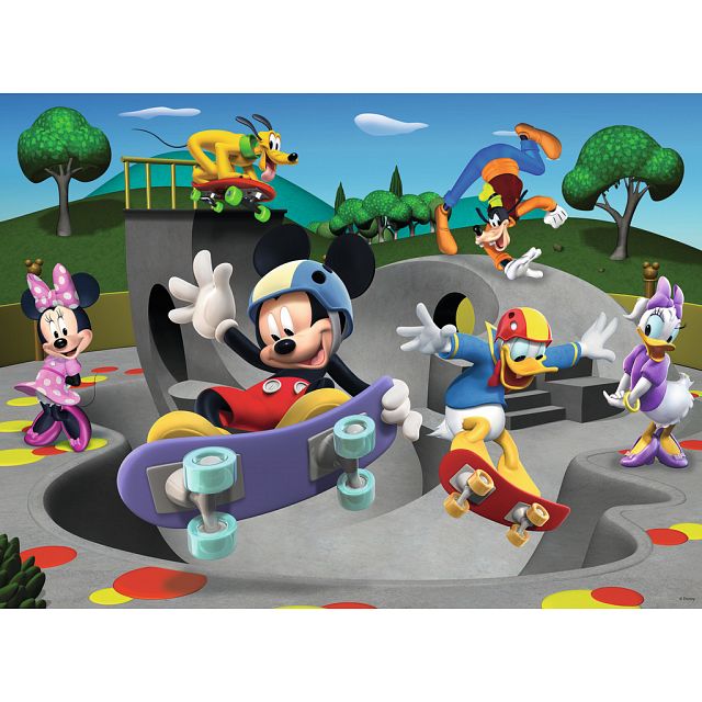 Mickey Mouse Clubhouse: At the Skate Park - 100 XXL Pieces | 1-100