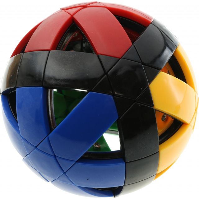 12-Axis Puzzle Ball V1 - 4 color with black edge