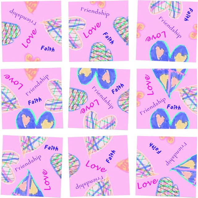Scramble Squares - Hearts