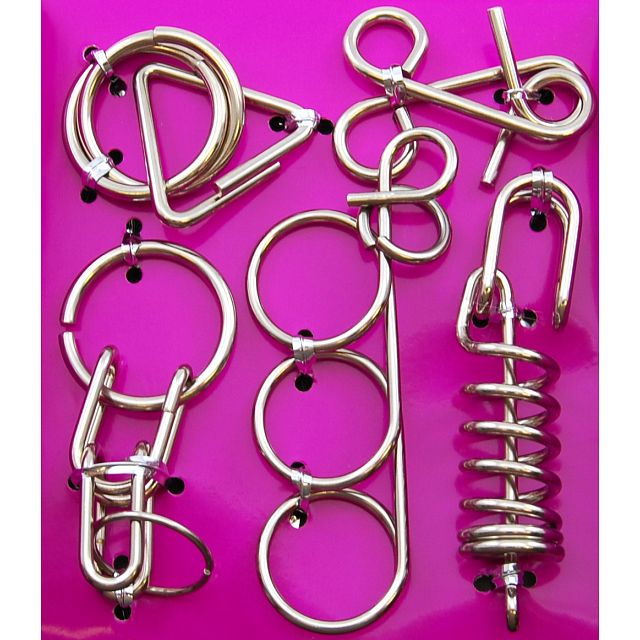 Hanayama Wire Puzzle Set - Purple