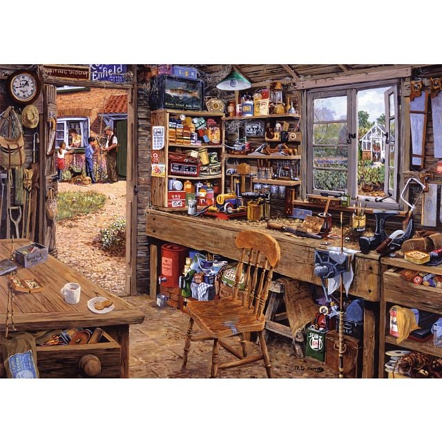 Dads Shed - Large Piece Format