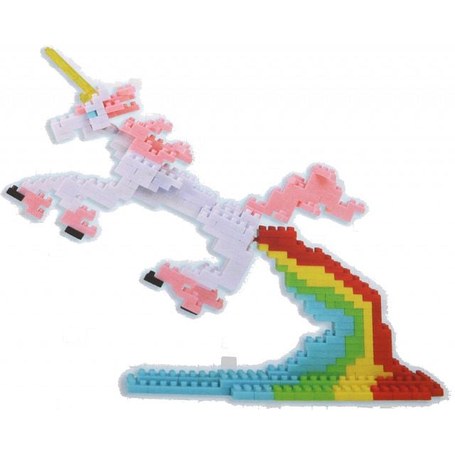 3D Pixel Puzzle - Unicorn