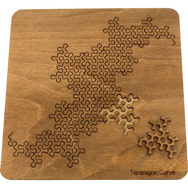 Puzzle Solution for Wooden Fractal Tray Puzzle - Wunderlich Curve 1 -  Puzzle Master Inc.