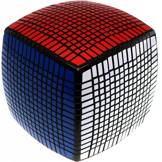 15x15x15 Pillow-shaped Cube - Black Body