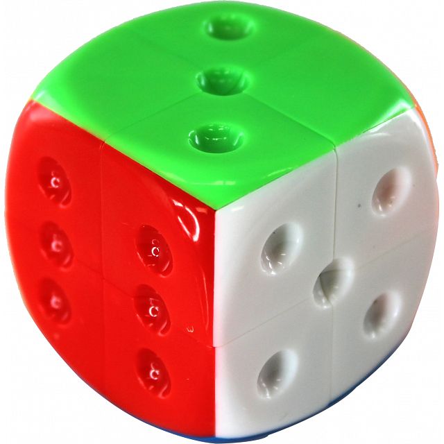 2x2x2 Dice Cube - Stickerless