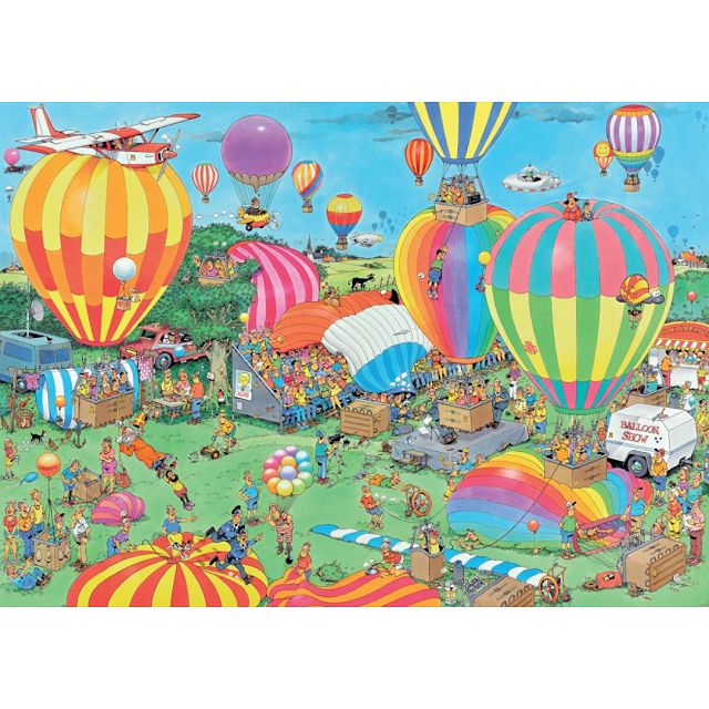 Jan van Haasteren Comic Puzzle - The Balloon Festival