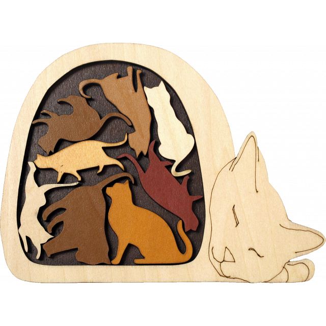 Constantin Animal Puzzles: Cat Basket