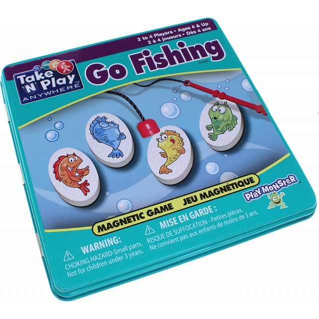 Take 'N' Play Anywhere Go Fishing Magnetic Game Tin