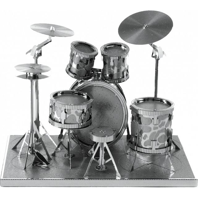 thumbnail image 2 of Fascinations Metal Earth Set Of 5: Grand Piano, Bass Fiddle, Drum Set, Electric Lead Bass Guitar 2 of 6