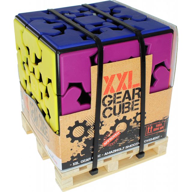XXL Gear Cube - Black Body | Meffert's Rotational Puzzles | Puzzle