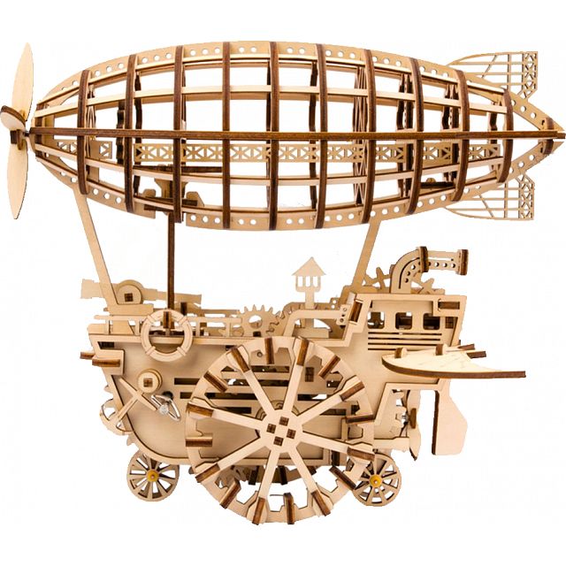 ROKR Wooden Mechanical Gears Model - Air Vehicle