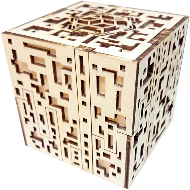 Silver City Kit - Wooden DIY Puzzle Box | Wooden Puzzle Boxes