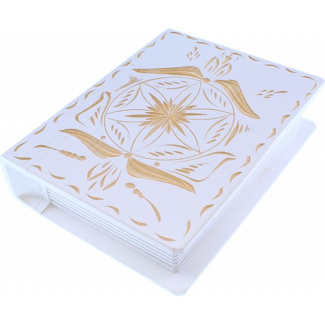 Romanian Secret Book Box - White