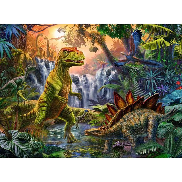Dinosaur Oasis - 100 XXL Pieces