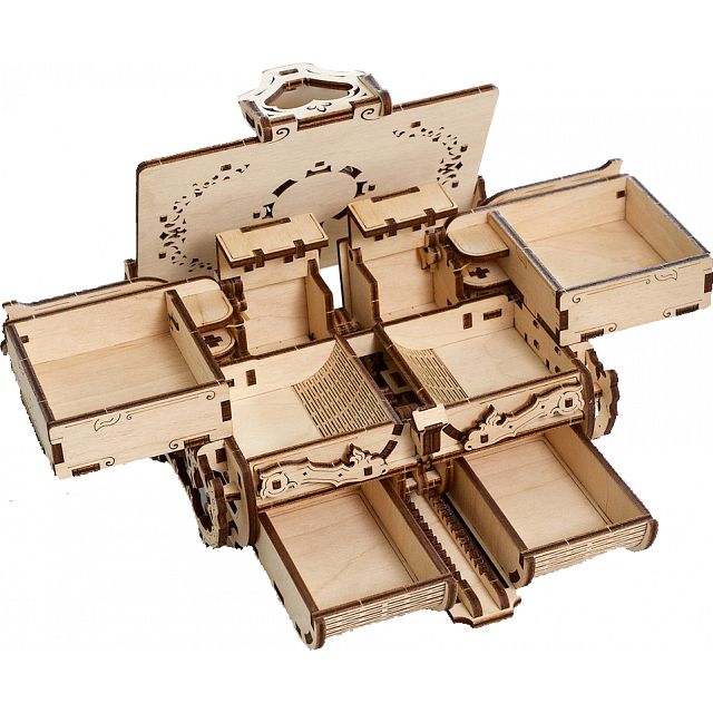 Mechanical Model - Antique Box | Wooden Puzzle Boxes | Puzzle