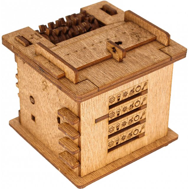 ClueBox: Schrodinger's Cat - 60 minute Escape Room in a box | Wooden Puzzle Boxes | Puzzle Master Inc