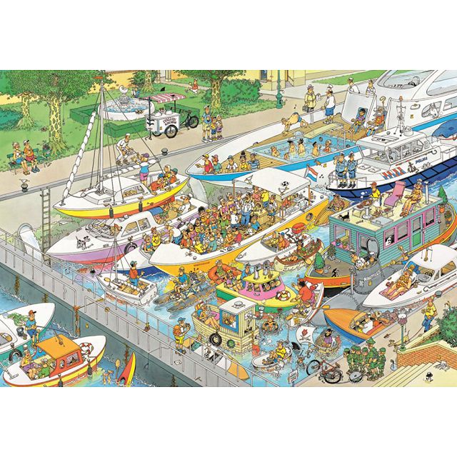Jan van Haasteren Comic Puzzle - The Locks (1000 Pieces)