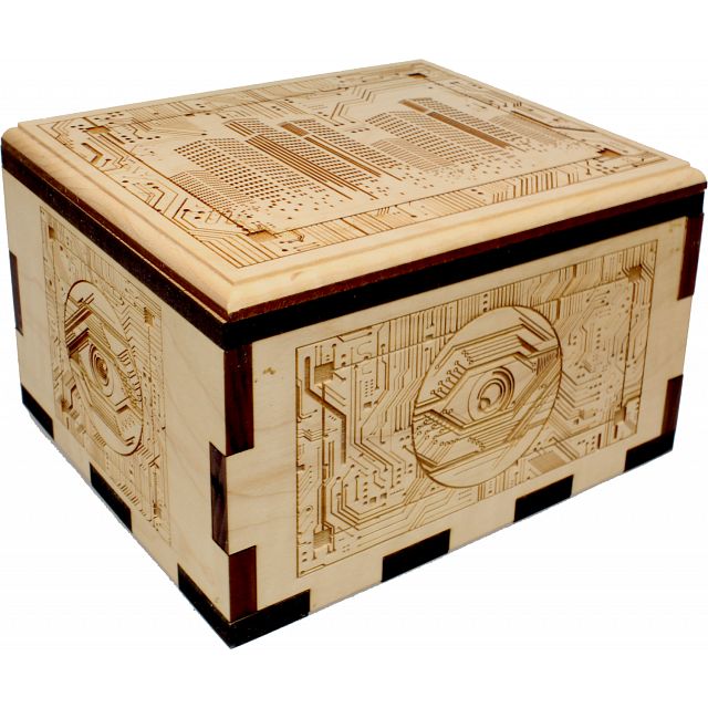 Hurricane Puzzle Box - City Circuit Board