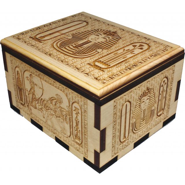 Hurricane Puzzle Box Ancient Egypt Dave Janelle Puzzle Master Inc