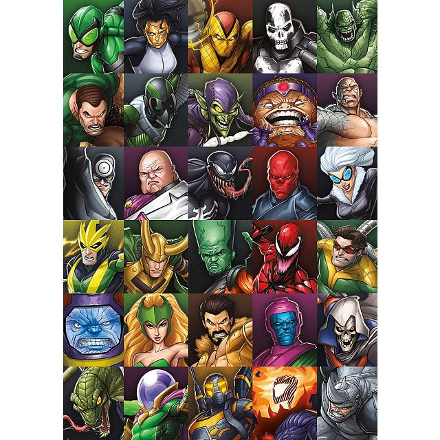 Marvel Villains Collage