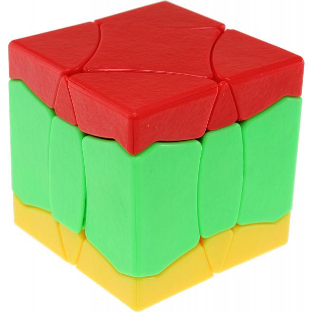BaiNiaoChaoFeng Cube (Red-Green-Yellow) - Stickerless