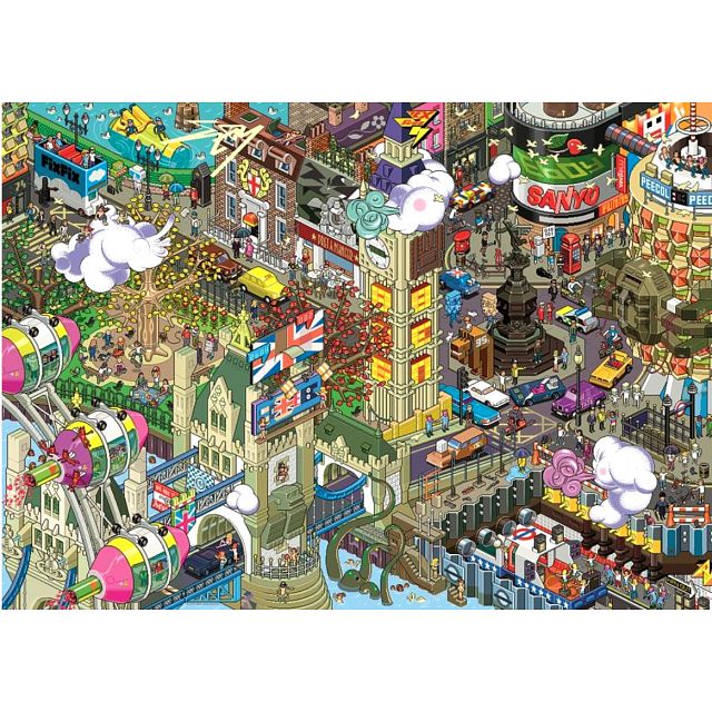 Pixorama eBoy: London Quest - Seek-and-Find Puzzle
