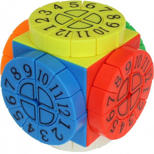 Time Machine Cube with Numbers - Stickerless