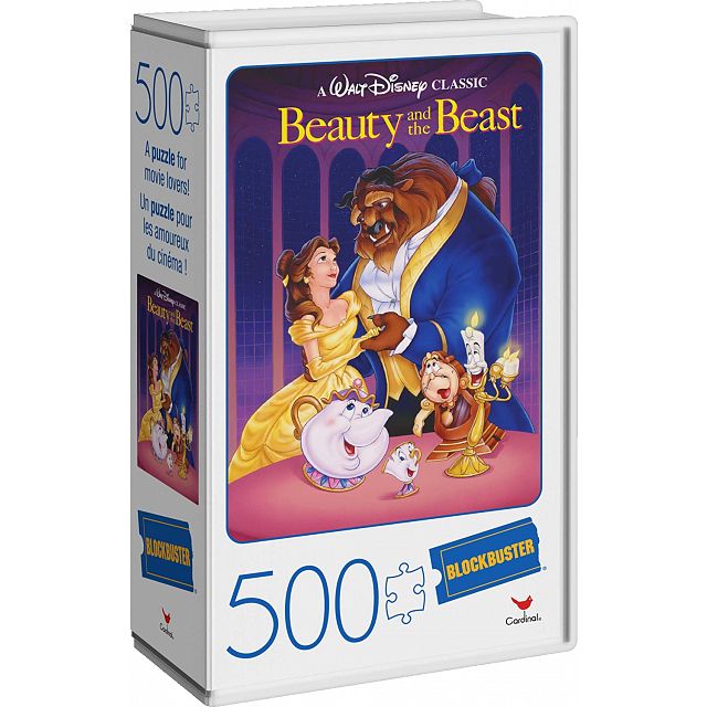 THE LITTLE MERMAID Blockbuster Video 500 Piece Movie Poster Puzzle Walt Disney 