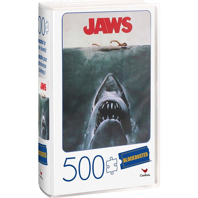 Blockbuster Movie Poster Puzzle Jaws Jigsaws Puzzle Master Inc