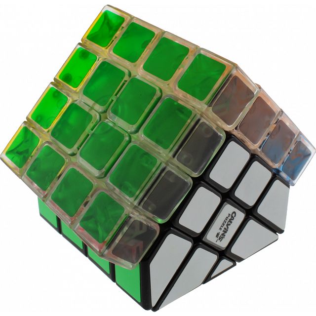 4x4x4 Inverted Glassy House Cube II - Glassy Roof